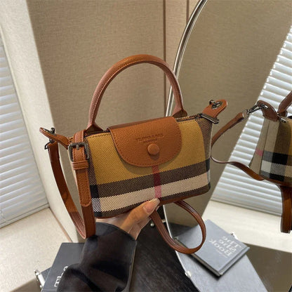 The Berrybag Checkered Hobo Crossbody