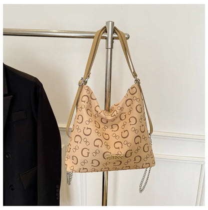 2025 Guessing Collection of Letter Print Backpack & Crossbody Bag