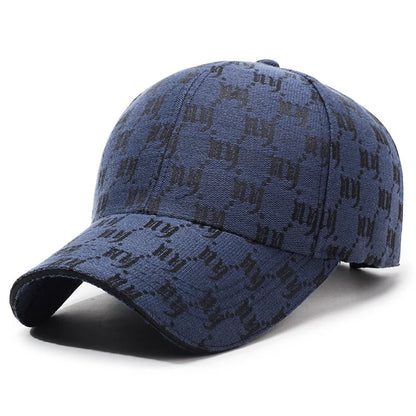 Monochrome Luxe Patterned Baseball Cap