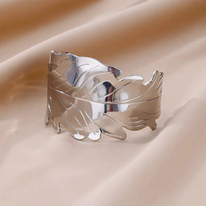 Wrinkle Textured Cuff Bracelet