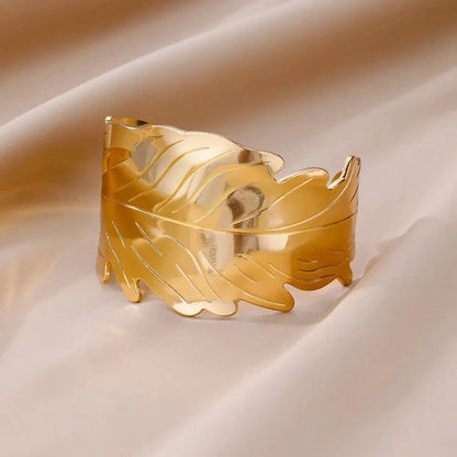 Wrinkle Textured Cuff Bracelet