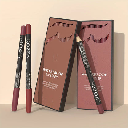 6-Piece Nude Lip Liner Set – Matte & Long-Wear