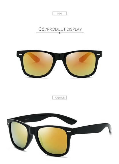 Retro Polarized Sunglasses – Unisex Summer Shades