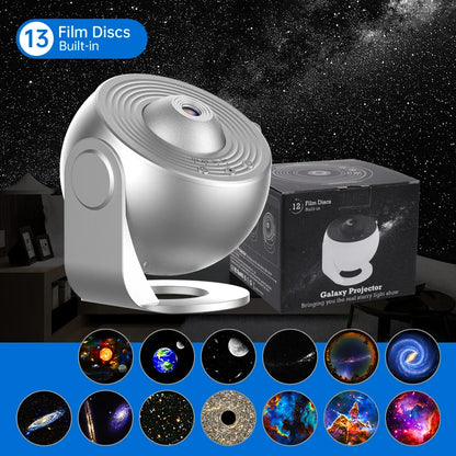 Starry Galaxy Night Light Projector