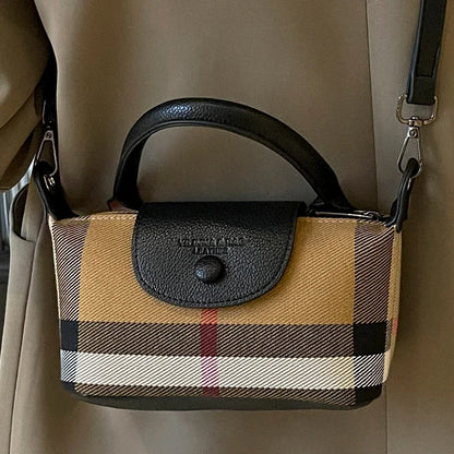 The Berrybag Checkered Hobo Crossbody