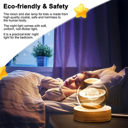 3D Night Light Crystal Ball