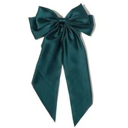 Ladies Elegant Bowknot Barrette Hair Ribbon