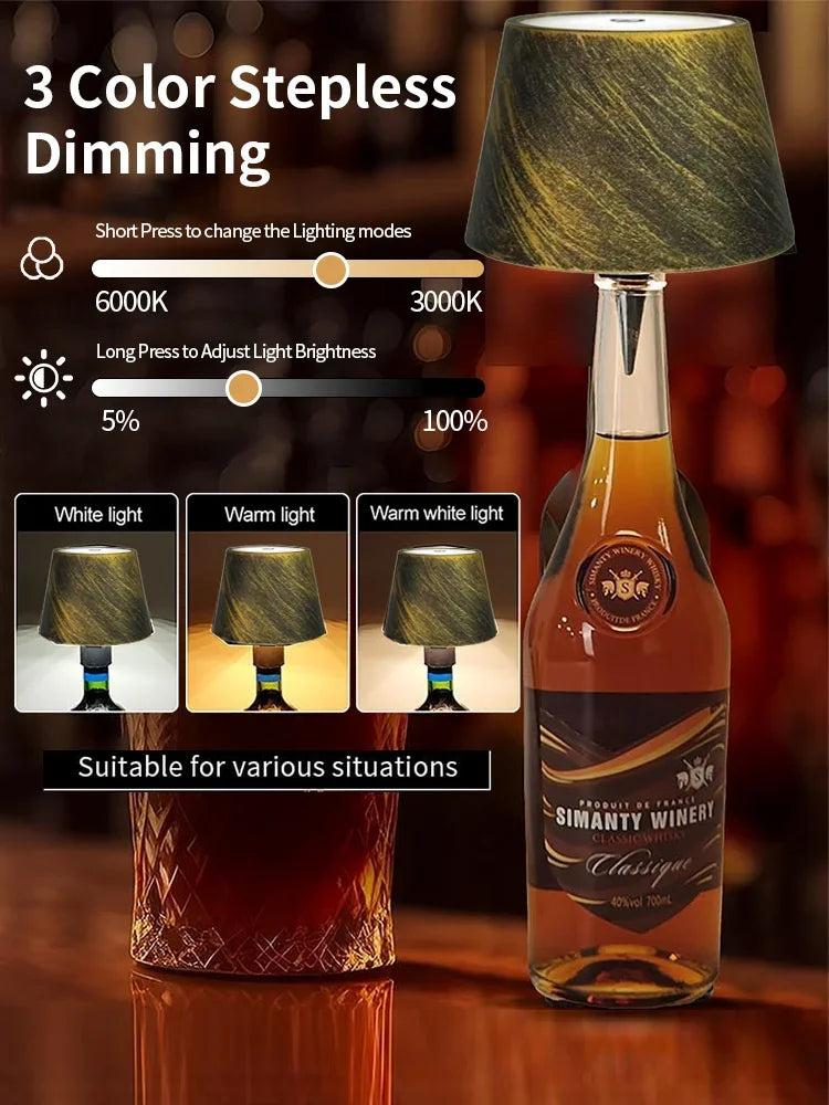 GlowTop™ Bottle Lamp