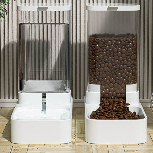 Automatic Cat and Dog Feeder & Water Dispenser