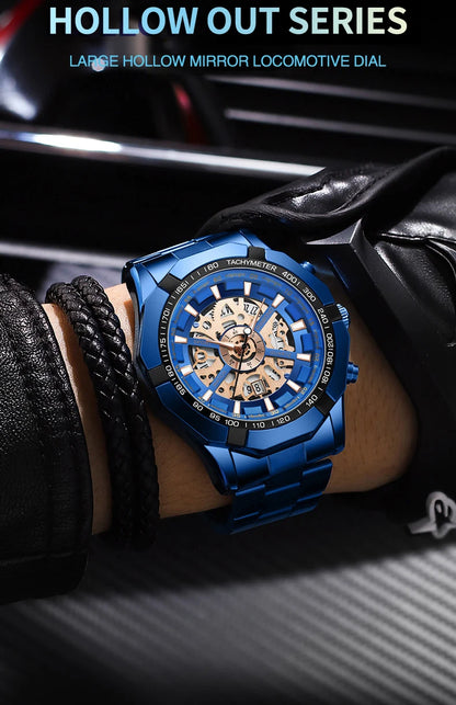 BINBOND Men’s Luxury Quartz Watch with Calendar