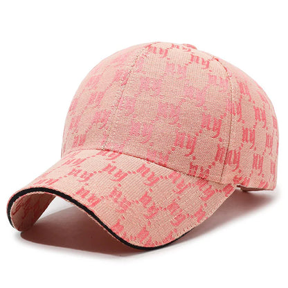 Monochrome Luxe Patterned Baseball Cap