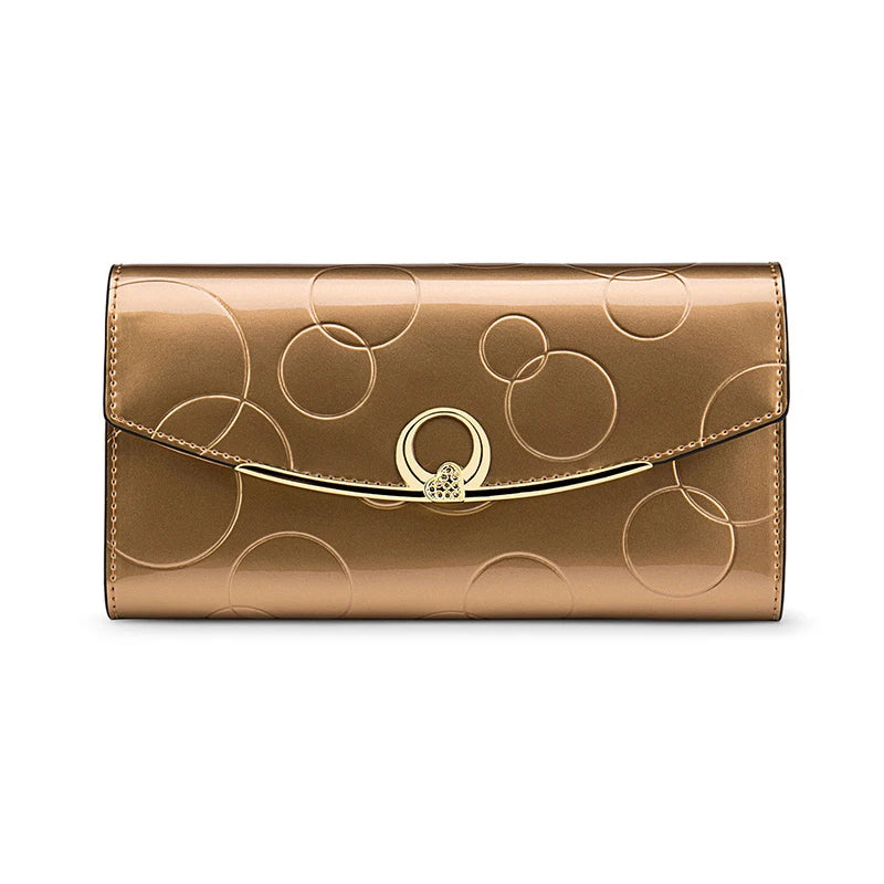Luxury Leather Long Wallet – RFID Secure with Phone and Card Pockets