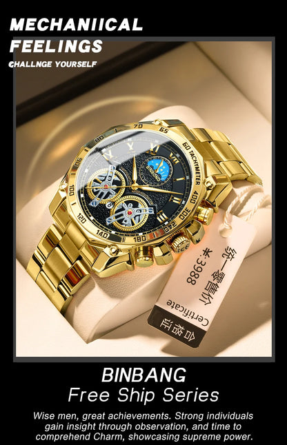 BINBOND Men’s Luxury Quartz Watch