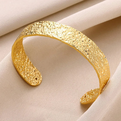 Wrinkle Textured Cuff Bracelet