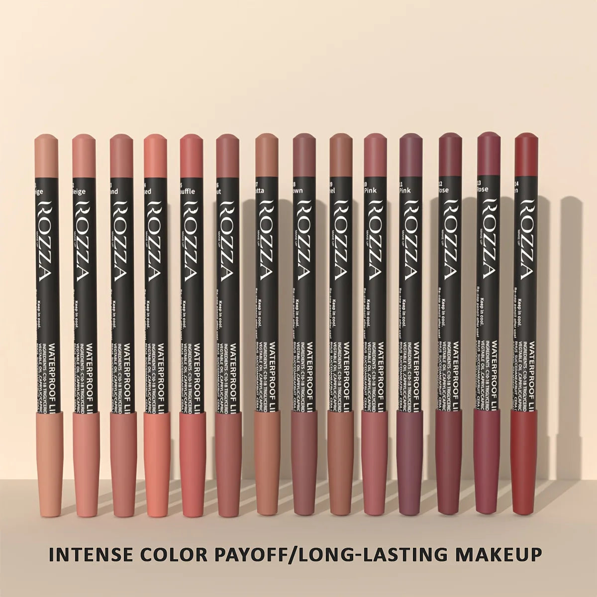 6-Piece Nude Lip Liner Set – Matte & Long-Wear