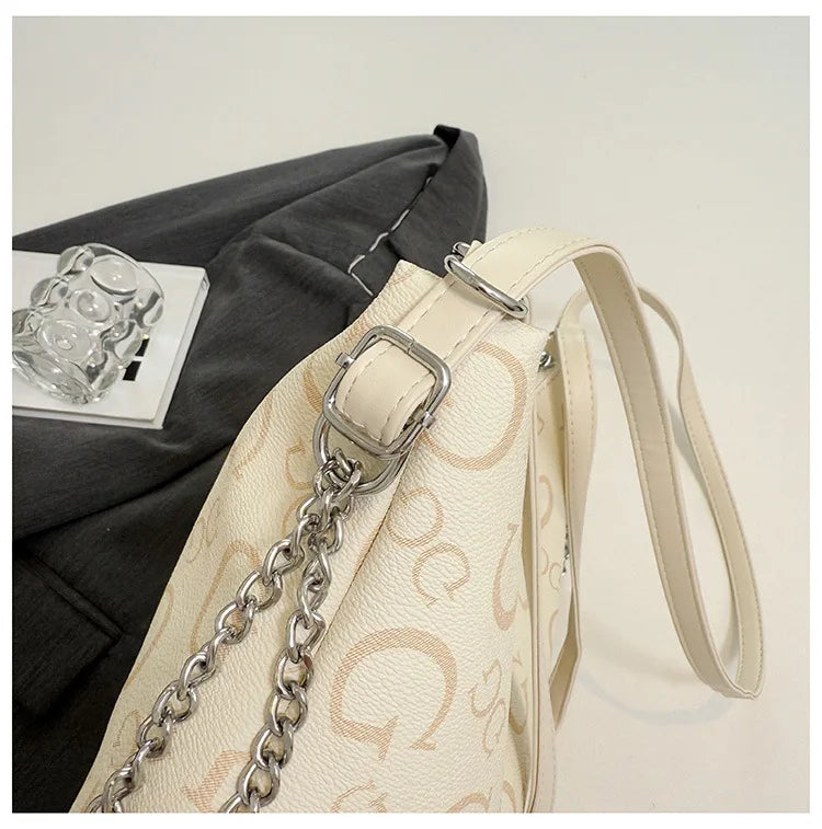 2025 Guessing Collection of Letter Print Backpack & Crossbody Bag