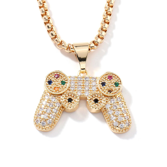 RAKOL Trendy Gamepad Stainless Steel Necklace