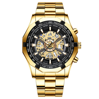 BINBOND Men’s Luxury Quartz Watch with Calendar