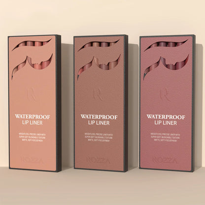 6-Piece Nude Lip Liner Set – Matte & Long-Wear