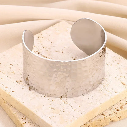 Wrinkle Textured Cuff Bracelet