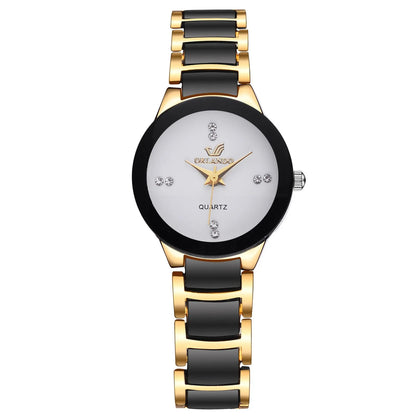 Luxury Stainless Steel Quartz Watch – Bold and Sleek. For Ladies and Men.