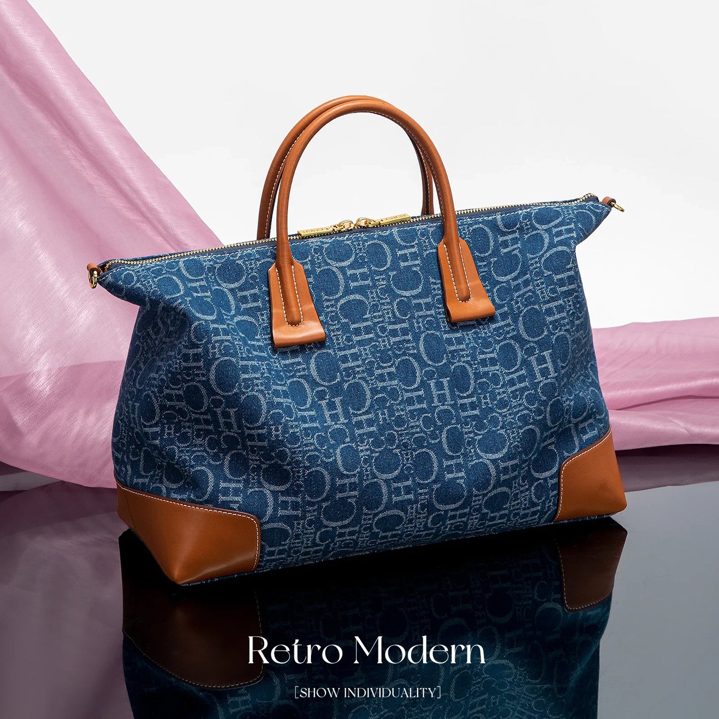 CH Handbag - Letter Print Tote - Everyday