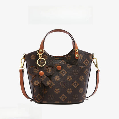 Louis' French Boho Monogram Bucket Bag