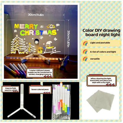 GlowBoard - Doodle, Copy & Shine, Night Light!