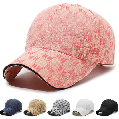 Monochrome Luxe Patterned Baseball Cap