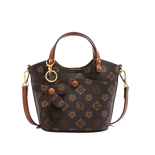 Louis' French Boho Monogram Bucket Bag