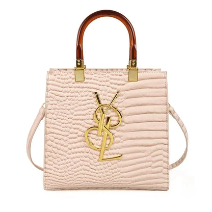 LIMITED TIME SALE - St Laurell 2025 Retro Crocodile-Pattern Foldable Square Bag