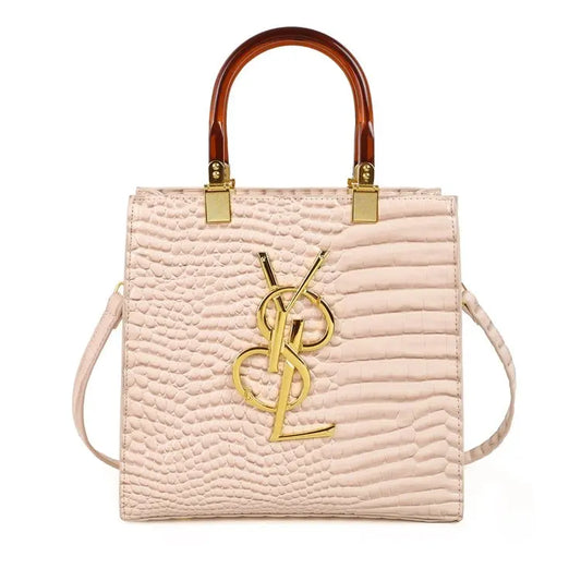 LIMITED TIME SALE - St Laurell 2025 Retro Crocodile-Pattern Foldable Square Bag