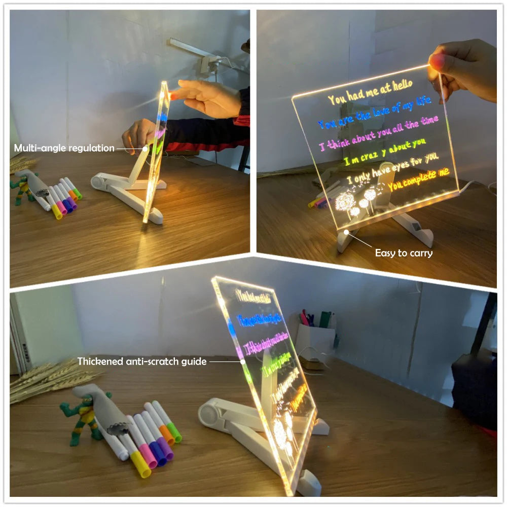 GlowBoard - Doodle, Copy & Shine, Night Light!