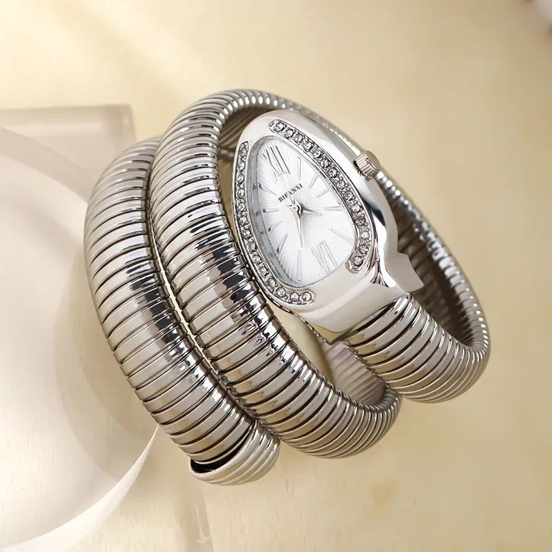 Elegant Wraparound Watch – Feminine, Modern, Iconic