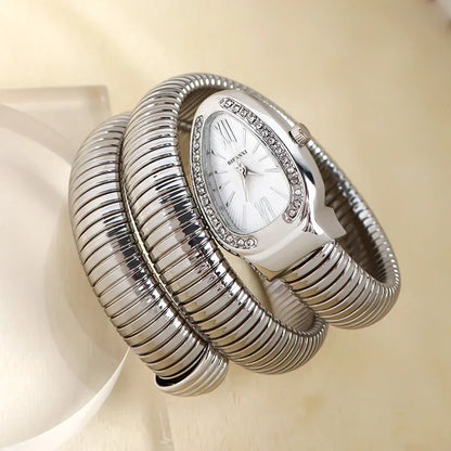 Elegant Wraparound Watch – Feminine, Modern, Iconic