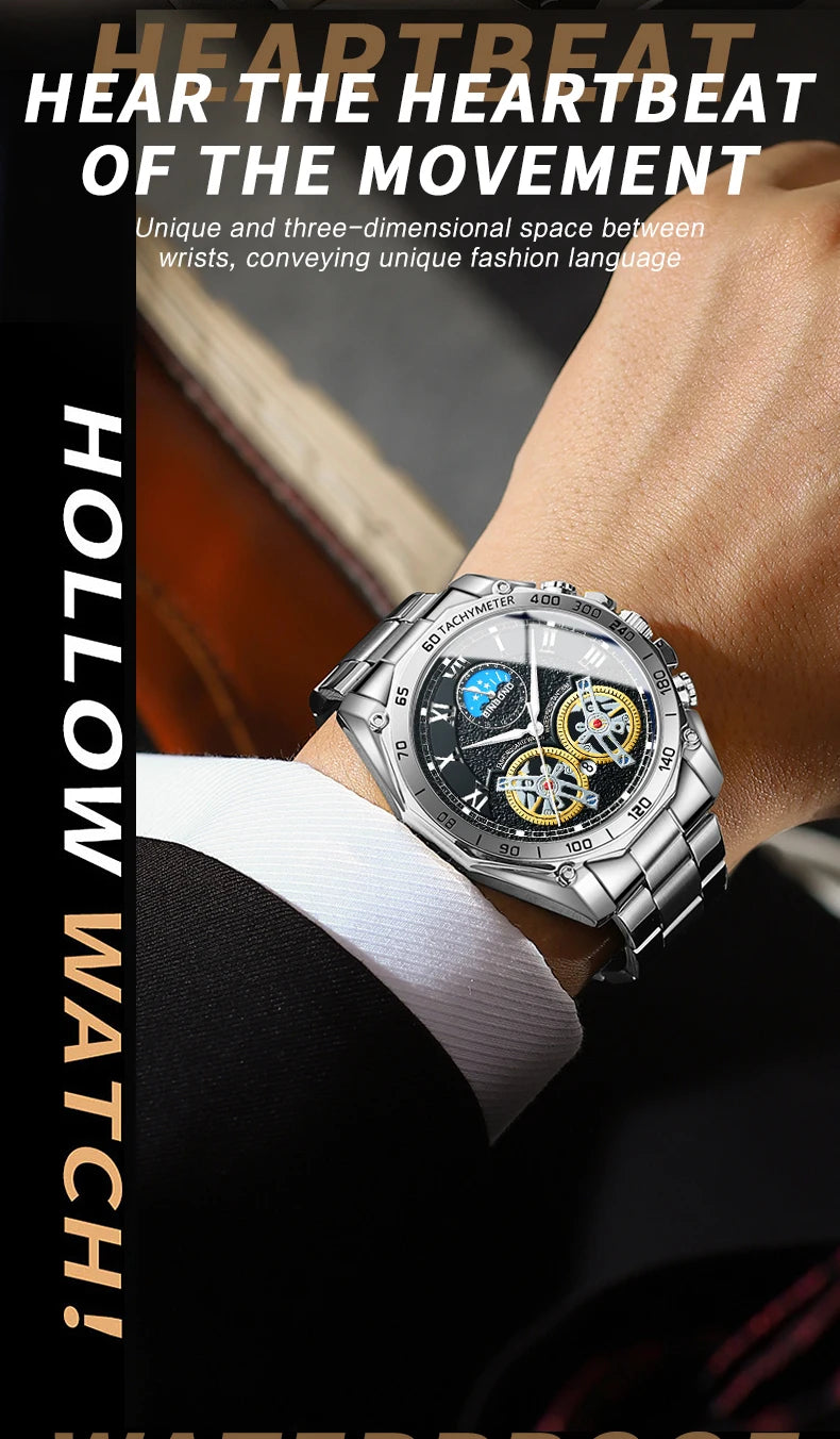 BINBOND Men’s Luxury Quartz Watch