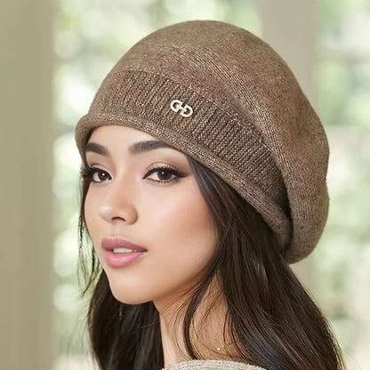 LOW STOCK! Ultra-Soft Fleece-Lined Knit Beanie with Hidden Pocket