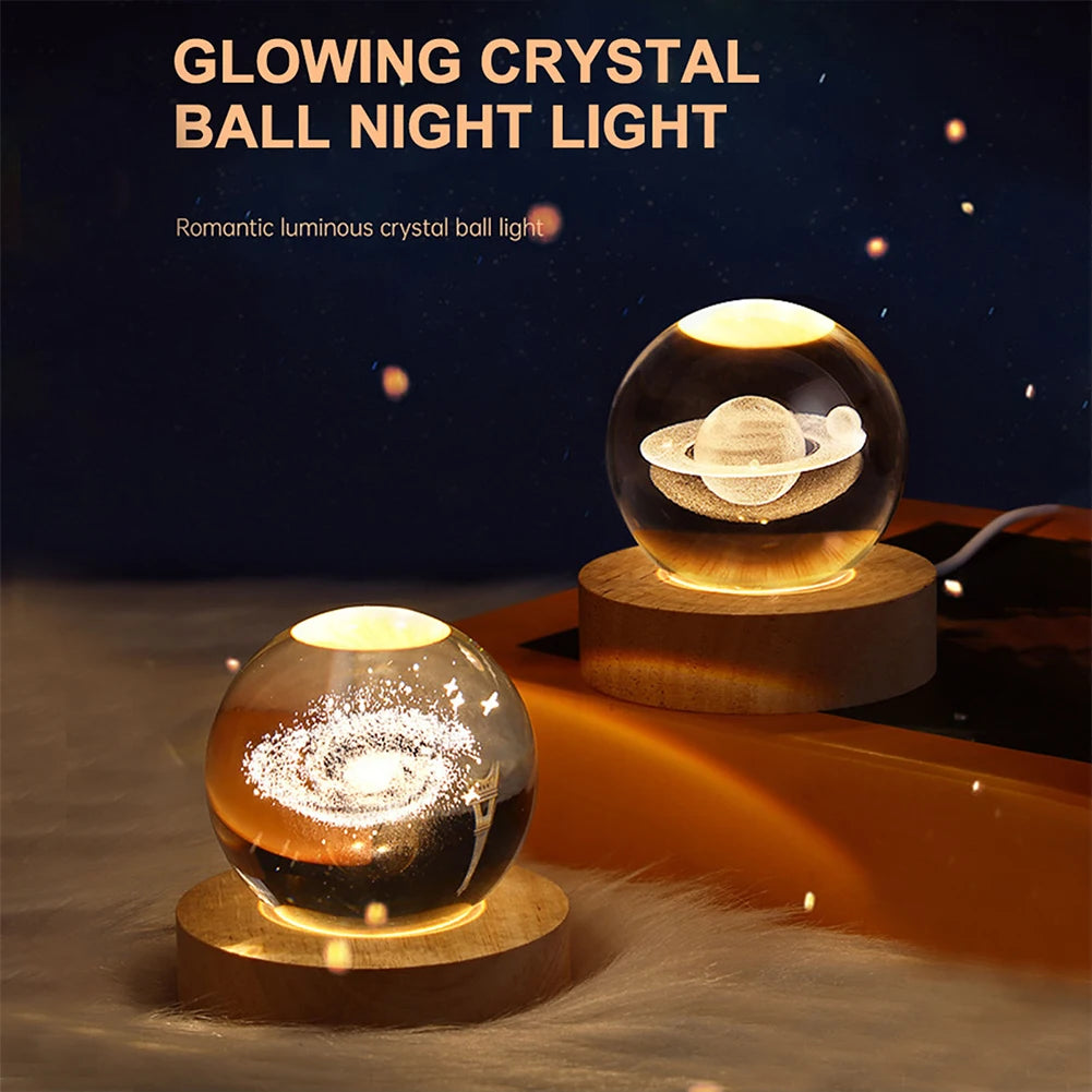 3D Night Light Crystal Ball