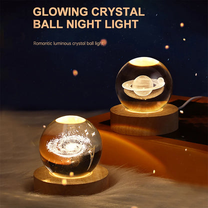 3D Night Light Crystal Ball