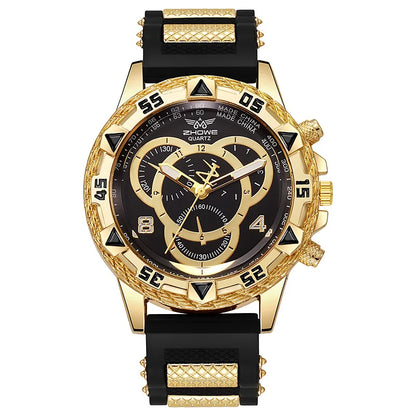 Fashion Silicone Band Analog Men and Ladies Quartz Design