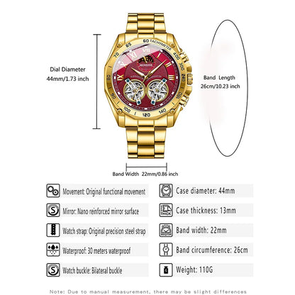 BINBOND Men’s Luxury Quartz Watch