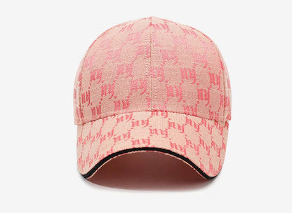 Monochrome Luxe Patterned Baseball Cap