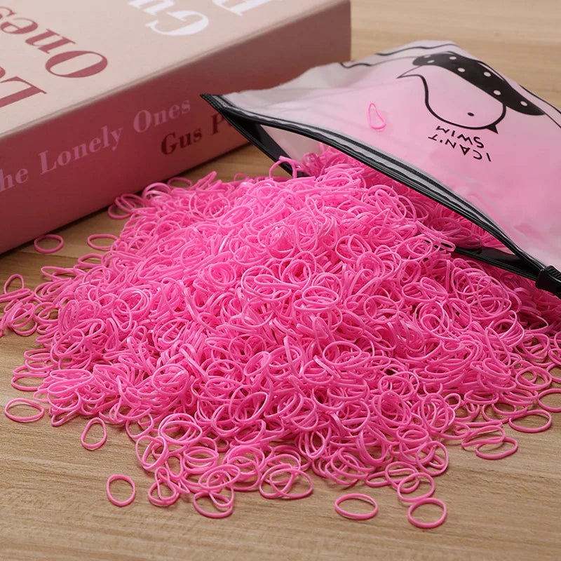 Colorful Disposable Hair Ties - 500/1000/2000pcs