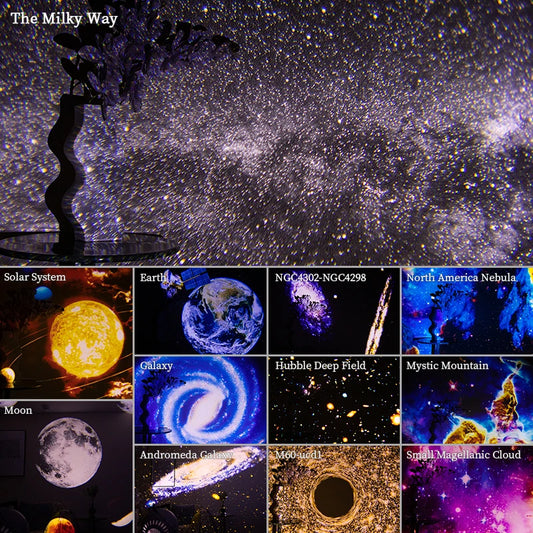 Starry Galaxy Night Light Projector