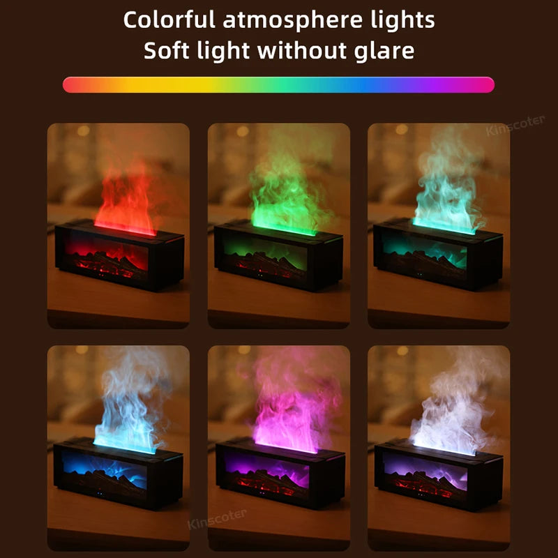 Remote Controlled Aroma Essential Fireplace