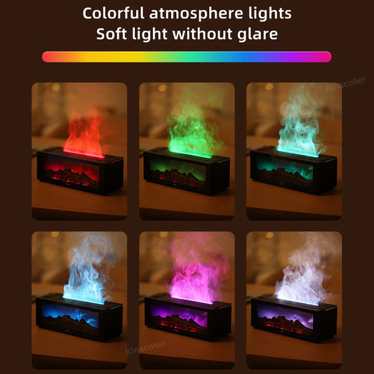 Remote Controlled Aroma Essential Fireplace