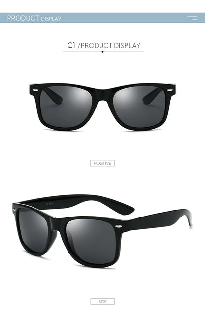 Retro Polarized Sunglasses – Unisex Summer Shades