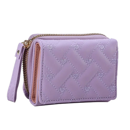 Mini Tri-Fold Embroidered Wallet – 2025 Edition