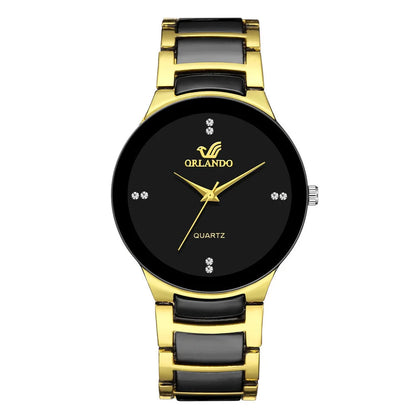 Luxury Stainless Steel Quartz Watch – Bold and Sleek. For Ladies and Men.