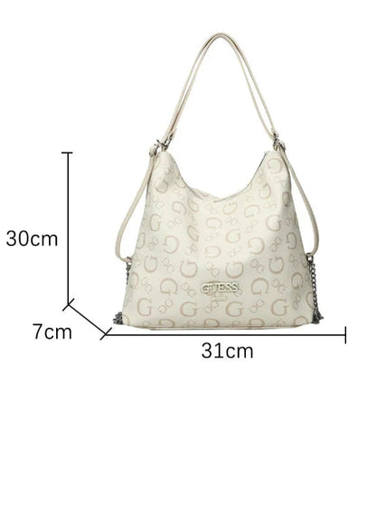 2025 Guessing Collection of Letter Print Backpack & Crossbody Bag